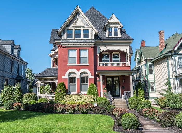 Home for sale in Buffalo NY residential neighborhood
