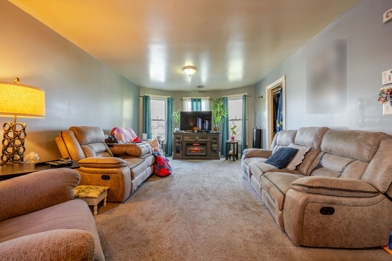Upper apartment living room, other angle