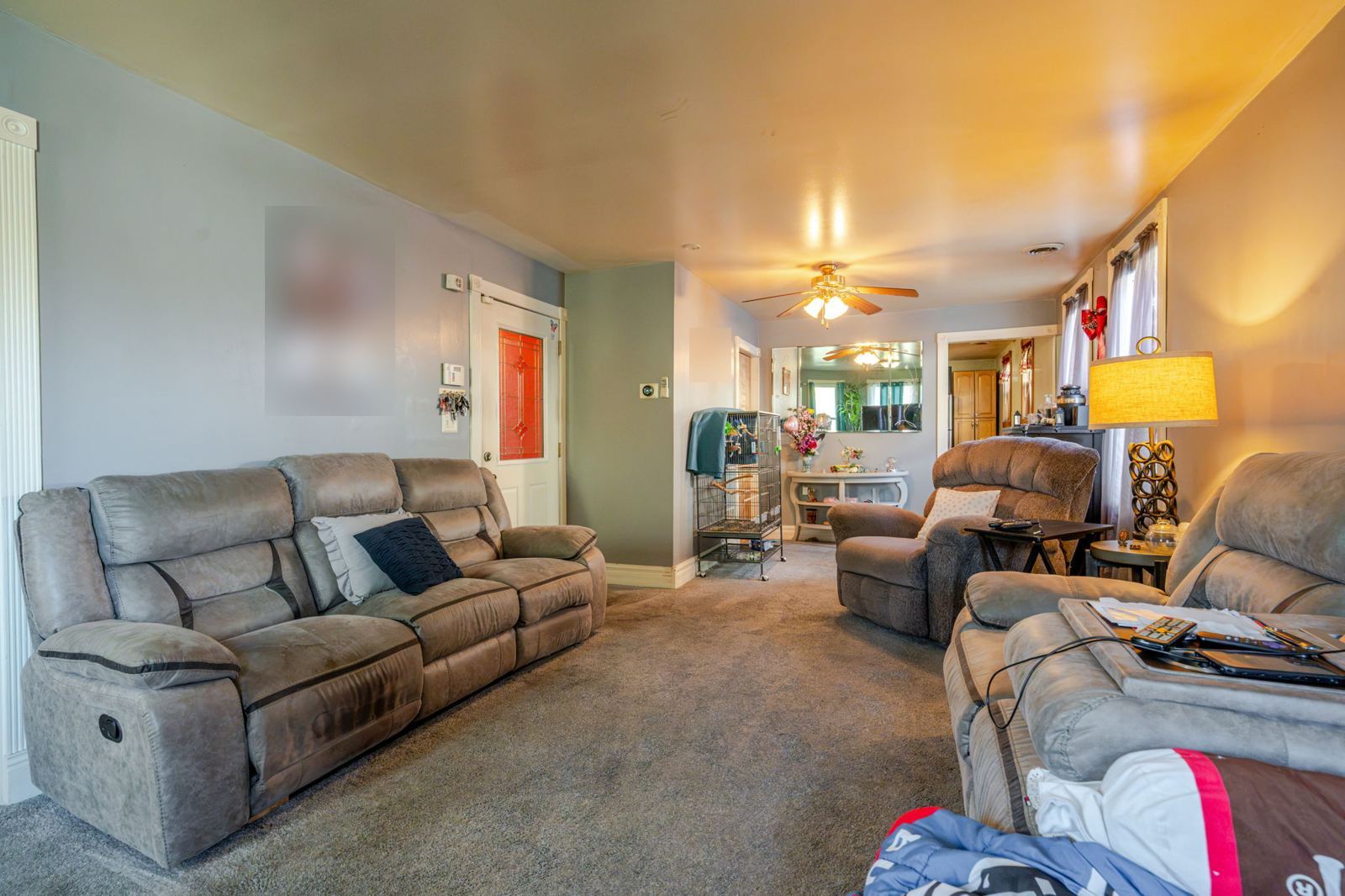 Living room, from the dining side