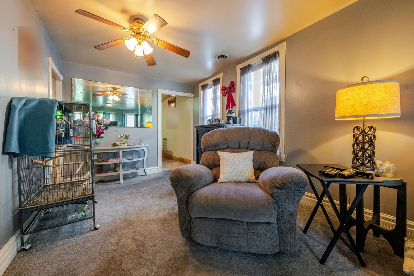 Living room, toward the front windows