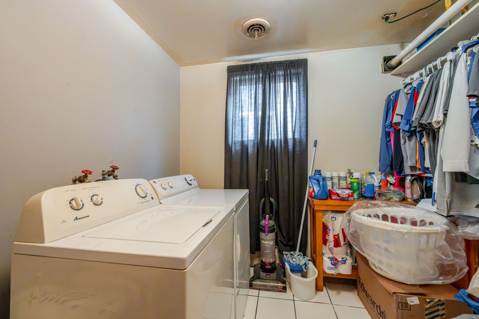 Laundry area with washer and dryer